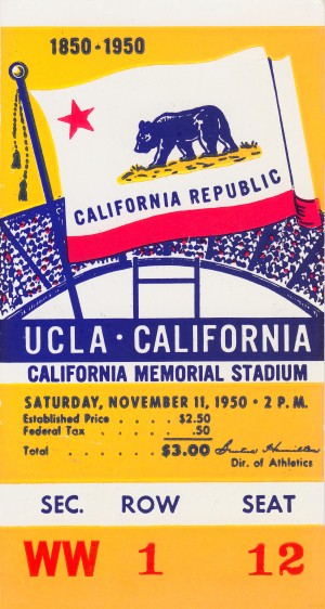 1950_College_Football_California vs. UCLA_California Memorial Stadium